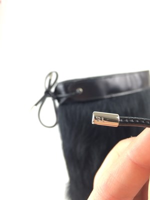 Lot 1058 - Pair of Ralph Lauren Black Faux Fur Winter...