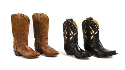 Lot Pair of American Bronco Western Wear Black...