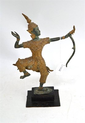 Lot 116 - An Indian brass figure of an archer