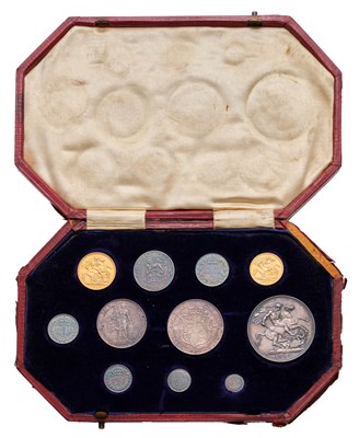 Lot 178 - Edward VII, Proof Set 1902, eleven coin set...