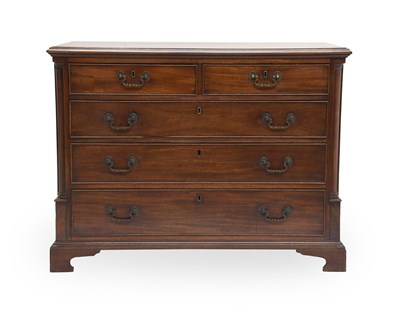 Lot 405 - A George III Mahogany and Oak-Lined...