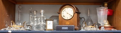 Lot 211 - Assorted Items, including an oil lamp with...