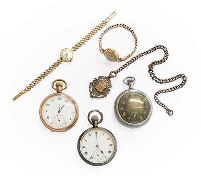 Lot 368 - A Lady's 9 Carat Gold Wristwatch, Lady's...