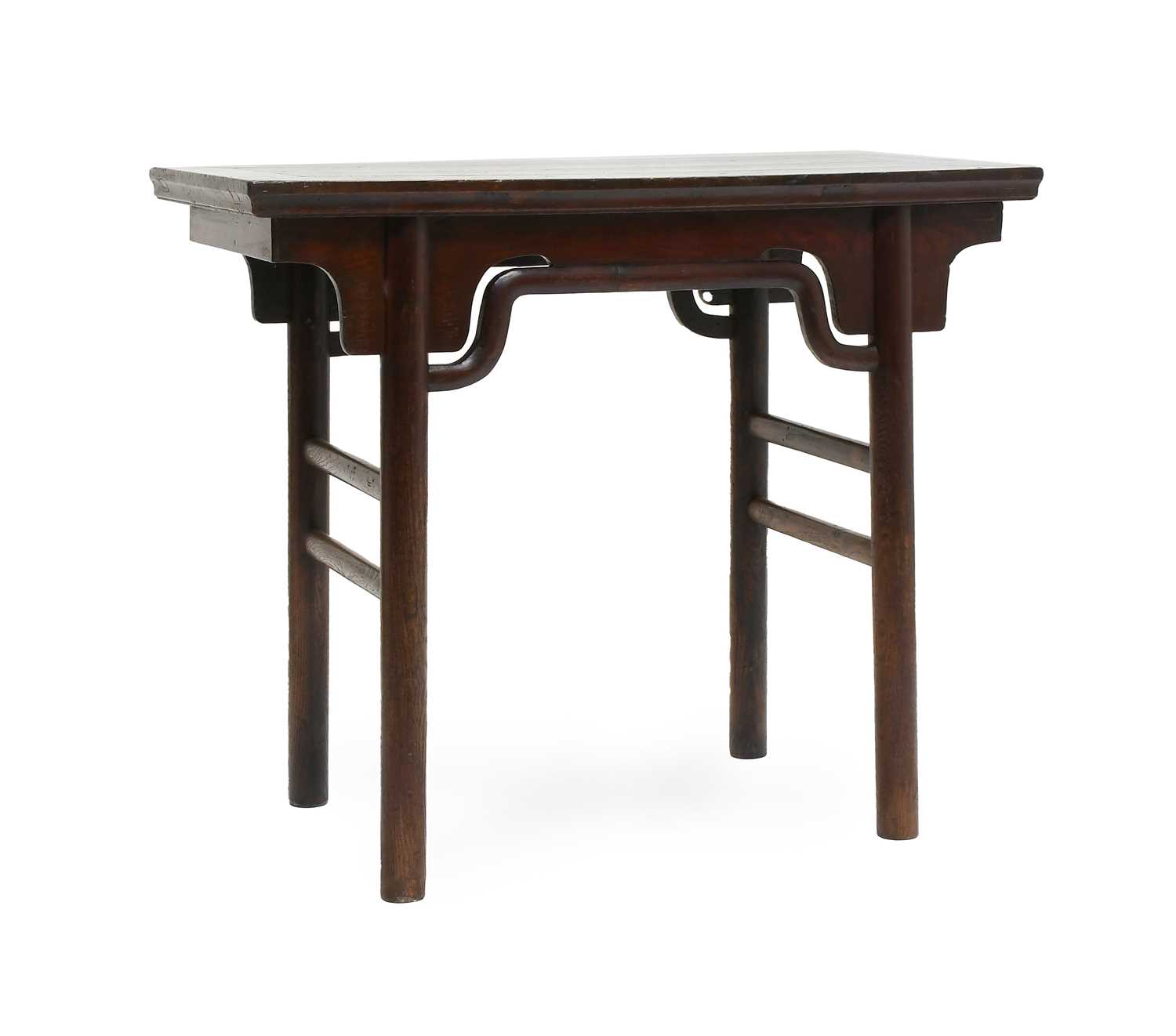 Lot 91 - A Chinese Elm Altar Console Table, Qing...
