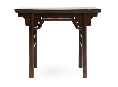 Lot 91 - A Chinese Elm Altar Console Table, Qing...