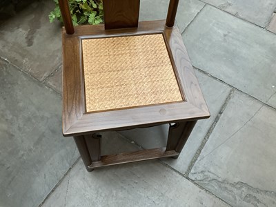 Lot 92 - A Chinese Hardwood Yoke-Back Side Chair, 20th...