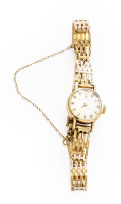 Lot 361 - A Lady's 9 Carat Gold Tissot Wristwatch with...
