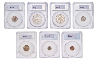 Lot 48 - Assorted Slabbed British Silver Coins, to...