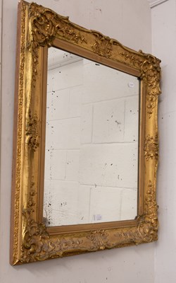 Lot 1101A - A 19th Century Mirror, the rectangular mercury...