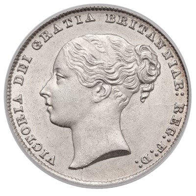 Lot 55 - Victoria, Shilling 1859, (Bull 3015, ESC 1307,...