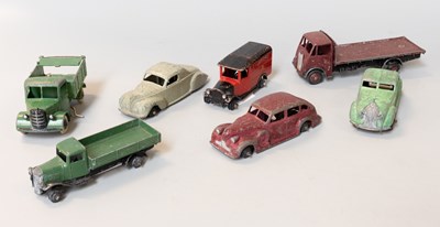 Lot 267 - Dinky Die Cast Vehicles, including a Lincoln...