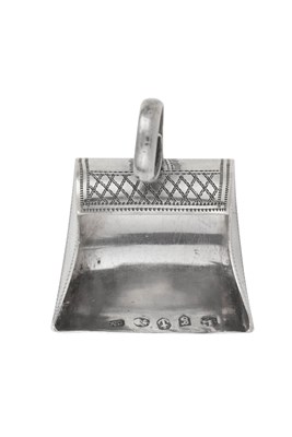 Lot A George III Silver Caddy-Spoon