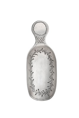 Lot A George III Silver Caddy-Spoon