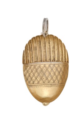 Lot A George III Parcel-Gilt Silver Caddy-Spoon