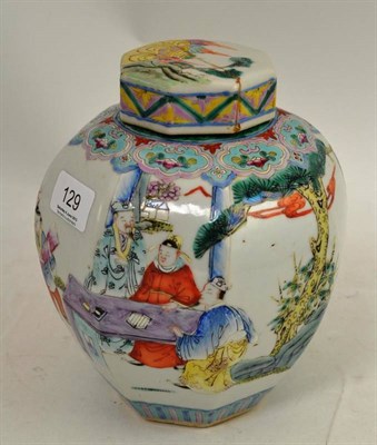 Lot 129 - Chinese ginger jar