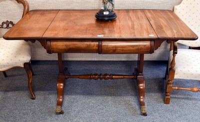 Lot 1106 - Regency Mahogany Sofa Table, 132cm by 69cm by...