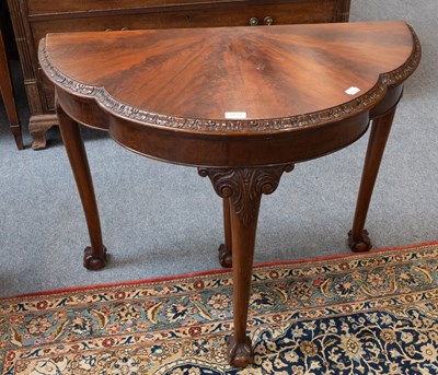Lot 1212 - An Edwardian Mahogany Foldover Games Table,...