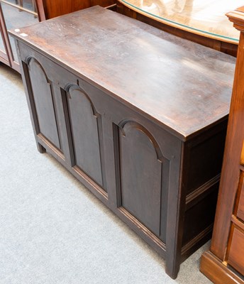 Lot 1252 - An 18th Century Oak Panelled Coffer, 117cm by...