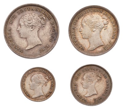 Lot 74 - Victoria, Maundy Set 1870, 4 coins comprising...