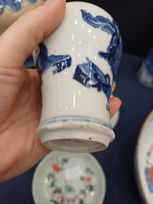 Lot 16 - A Pair of Chinese Porcelain Baluster Vases,...