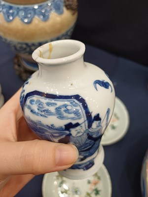 Lot 16 - A Pair of Chinese Porcelain Baluster Vases,...