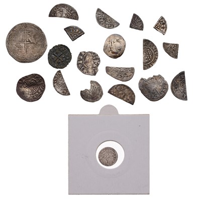 Lot 26 - Assorted Hammered Coins, 19 pieces to include...