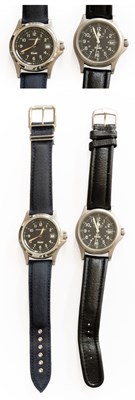 Lot 371 - Two Hamilton Khaki Quartz Wristwatches, both...