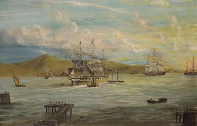 Lot 1074 - J R Chilvers (20th Century) Seascape with...