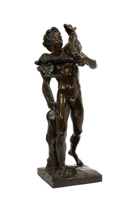 Lot 247 - After the Antique: A Bronze Figure of Pan,...
