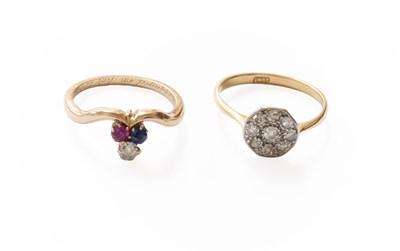 Lot 304 - An Early 20th Century Sapphire, Ruby and...