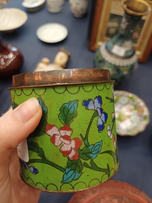 Lot 81 - A Chinese Cloisonne Bottle Vase, late Qing...