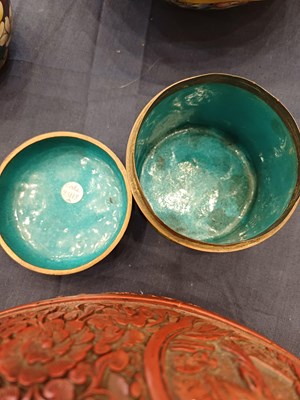 Lot 81 - A Chinese Cloisonne Bottle Vase, late Qing...