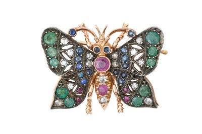 Lot 2408 - A Russian Emerald, Ruby, Sapphire and Diamond...