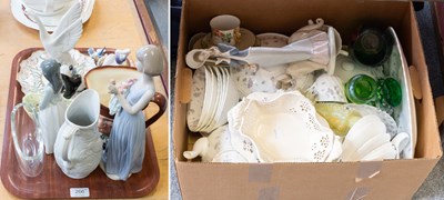 Lot 266 - Mixed Ceramics; Nao, Royal Doulton, Davidson...