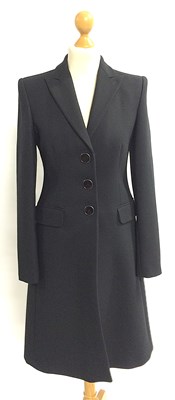 Lot 1007 - An Emporio Armani Black Wool Coat, three large...