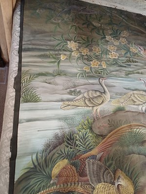 Lot 84 - Chinese School (19th century) River landscape...