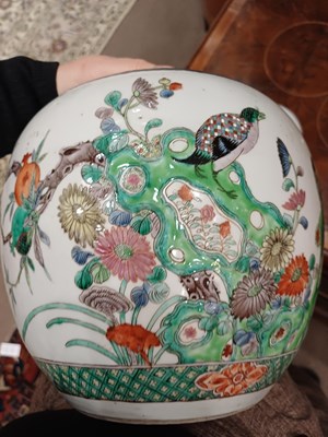 Lot 17 - A Chinese Porcelain Ginger Jar and a Cover,...