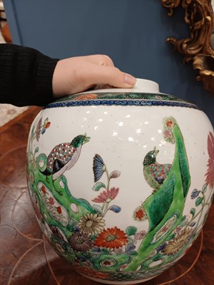 Lot 17 - A Chinese Porcelain Ginger Jar and a Cover,...