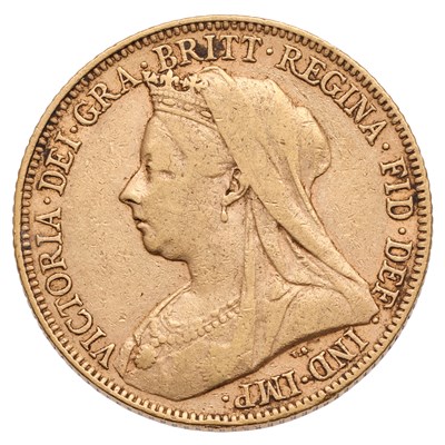 Lot 166 - Victoria, Sovereign 1899; good fine
