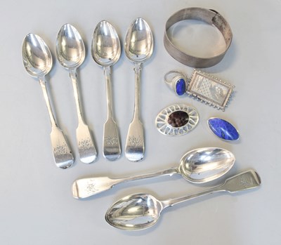 Lot 108 - A Set of Six George IV and Later Silver...