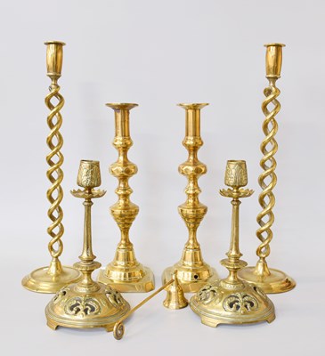 Lot 246 - Collection of Assorted Brassware, including...