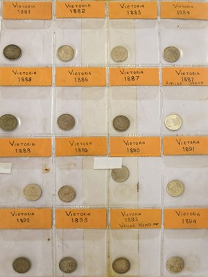 Lot 91 - An Extensive Collection of Silver Threepences,...