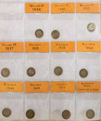 Lot 91 - An Extensive Collection of Silver Threepences,...