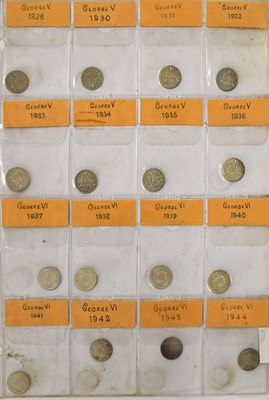 Lot 91 - An Extensive Collection of Silver Threepences,...