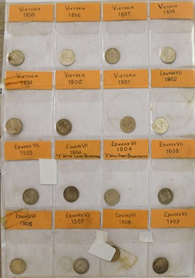 Lot 91 - An Extensive Collection of Silver Threepences,...