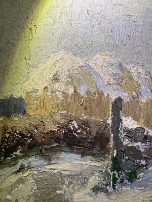 Lot 1057 - William Hannah Clarke (1882-1924) "Farm track"...