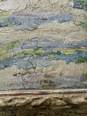 Lot 1057 - William Hannah Clarke (1882-1924) "Farm track"...