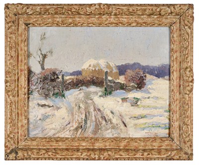Lot 1057 - William Hannah Clarke (1882-1924) "Farm track"...