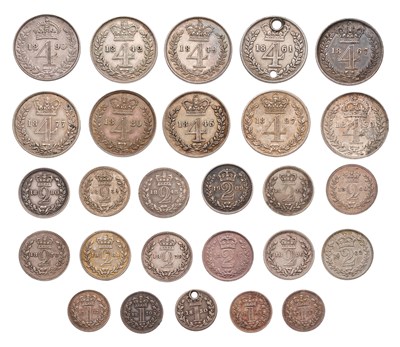 Lot 82 - Assorted Maundy Oddments, comprising: George...