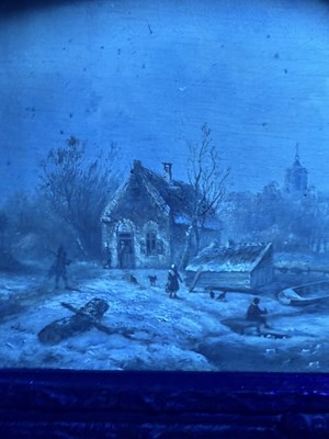 Lot 1077 - Andreas Schelfhout (1787-1870) Dutch Snowbound...